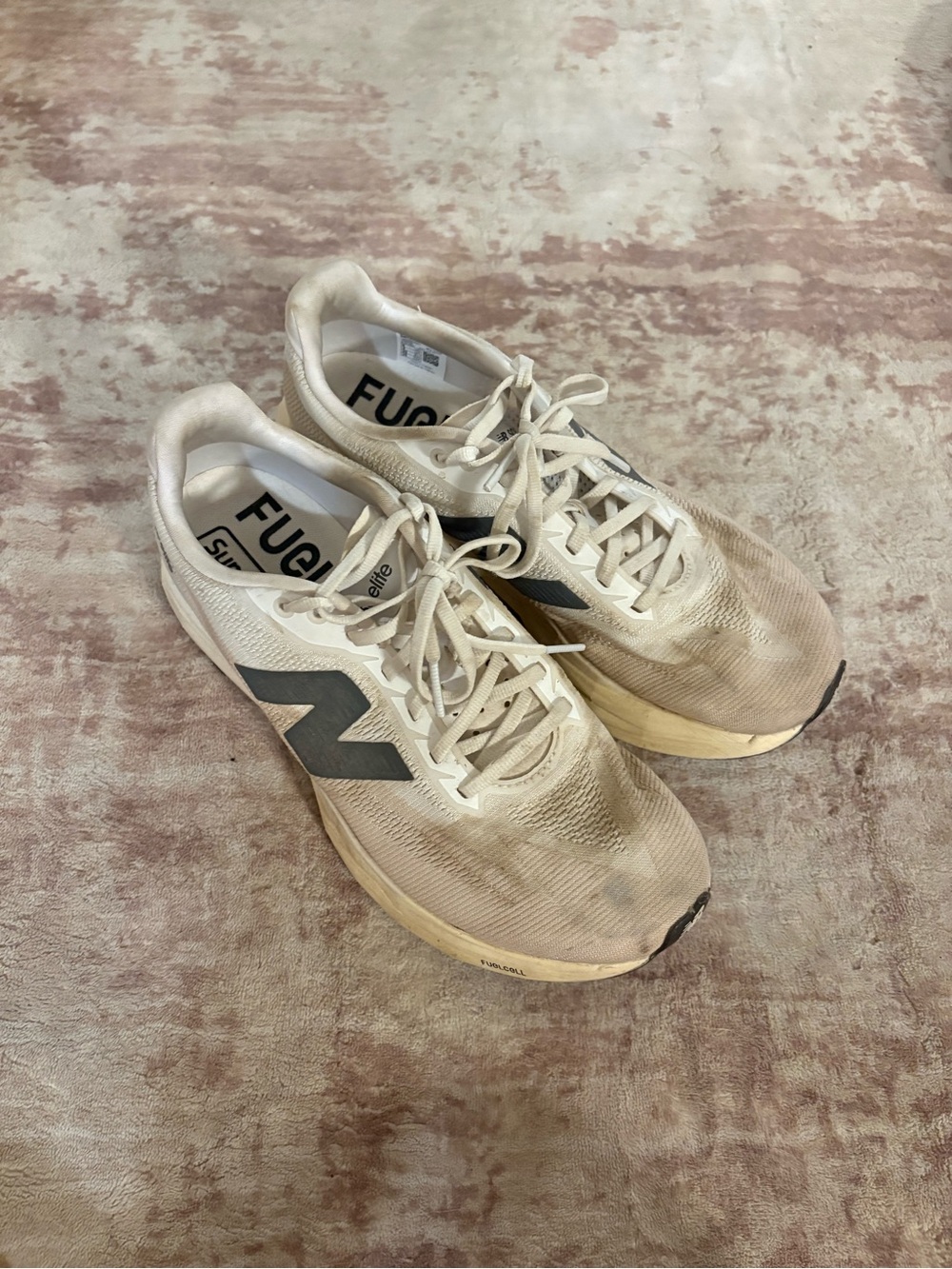 New Balance Women’s White FuelCell SuperCom Elite V5 Running Shoes